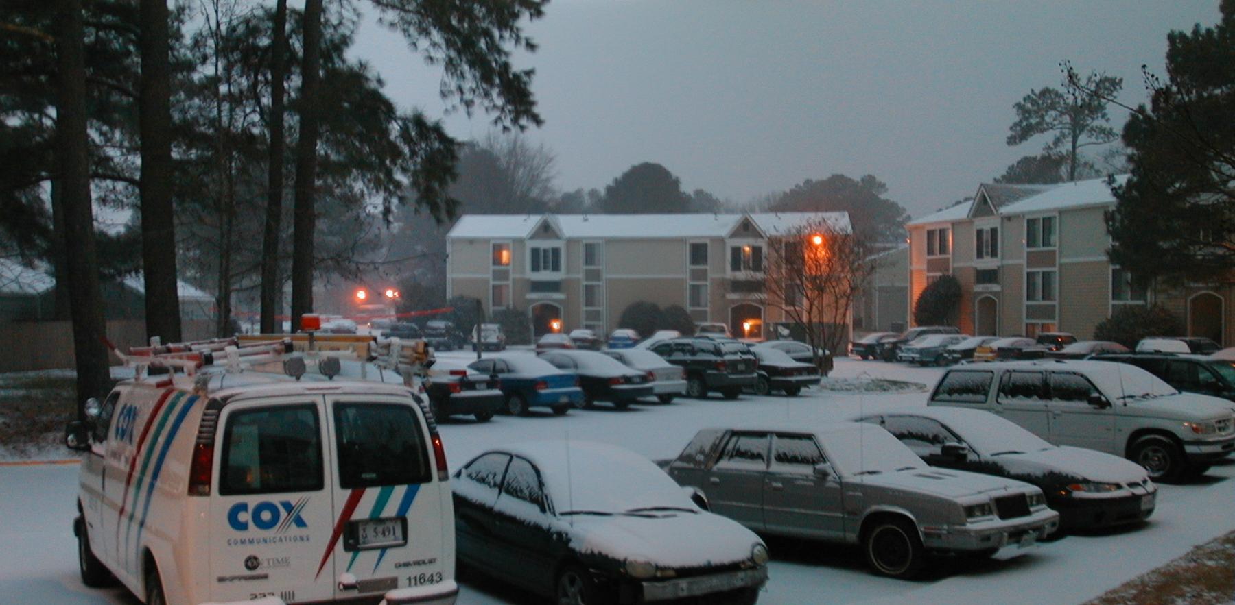 Snow on the seaside... so I've seen that too.