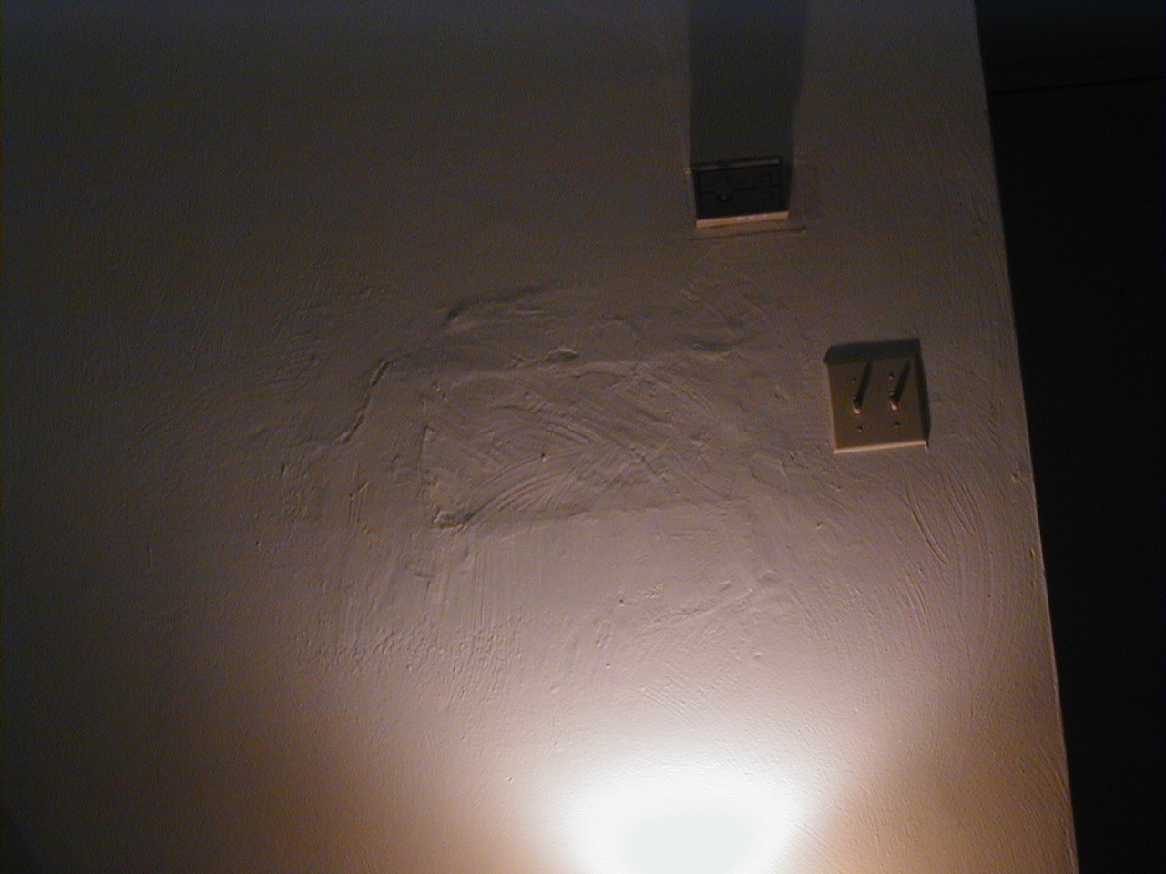 Lit from below, so the rough job is obvious.