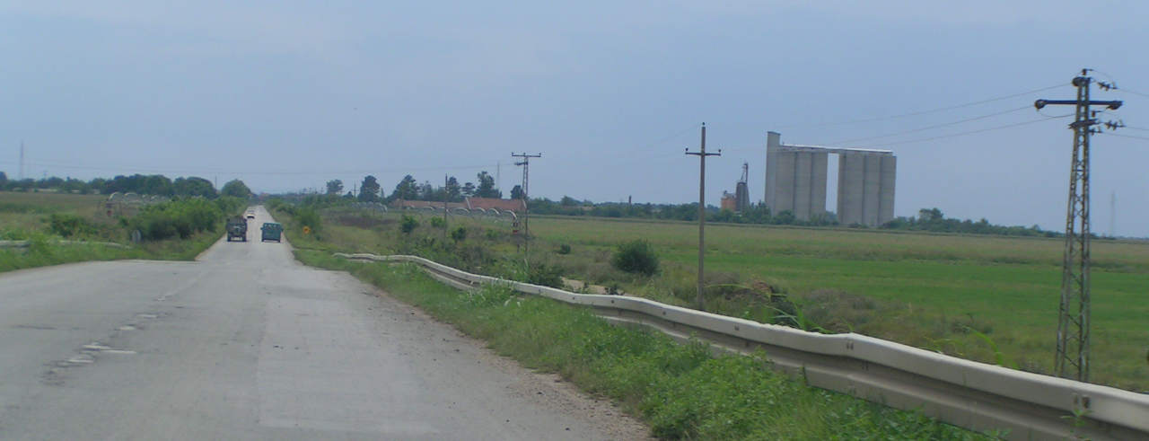 The typical landscape between there and here