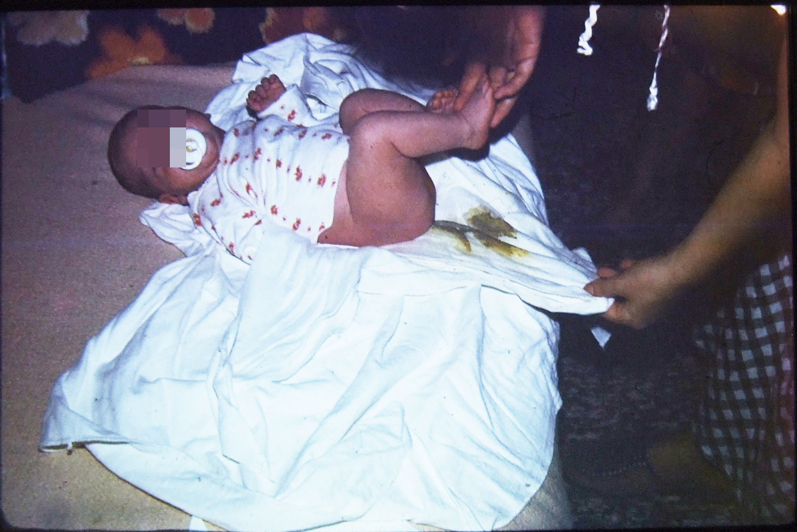 Diapers were cotton, smuggled from Romania, washed a lot