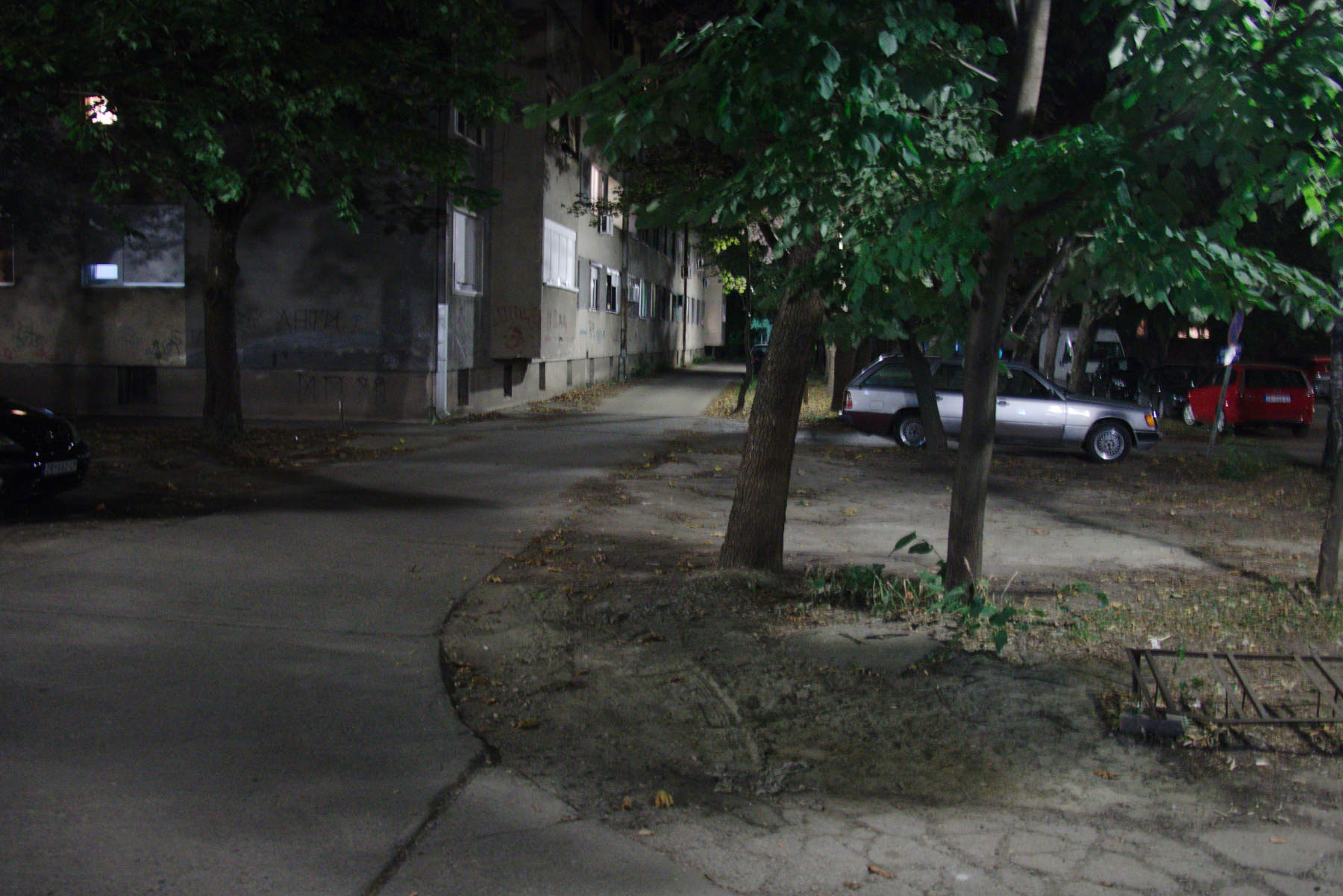 Behind Lesnina. This looks just as it did fifty years ago.