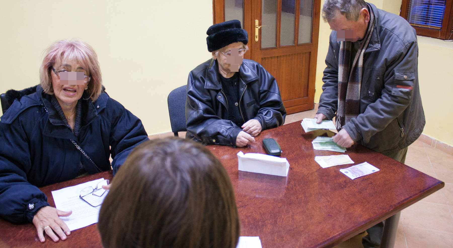 It's the euros that guy is counting